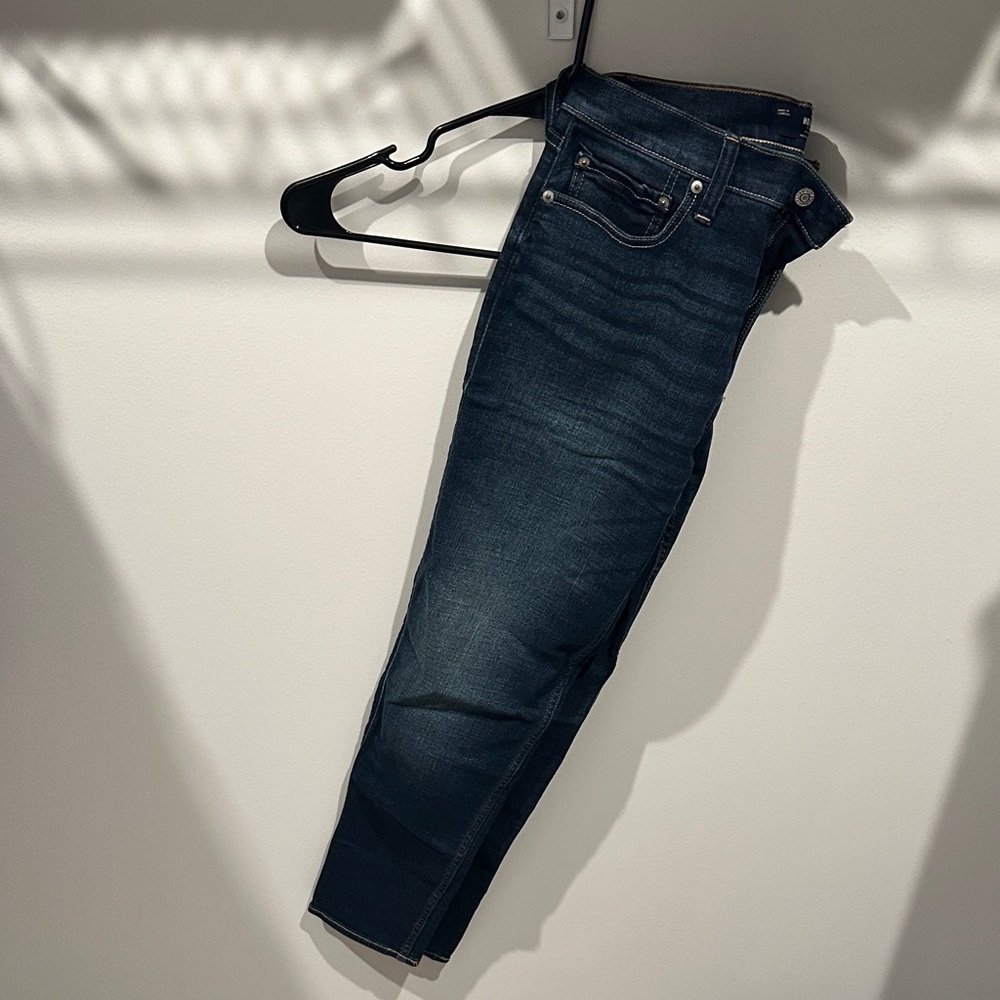 Hollister Dark Blue Athletic Skinny Jeans